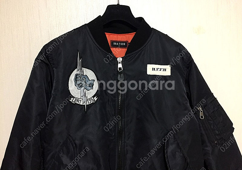 [BRATSON] 브랫슨 점퍼(항공점퍼) SWAMP MA-1 JACKET BLACK [M]--3