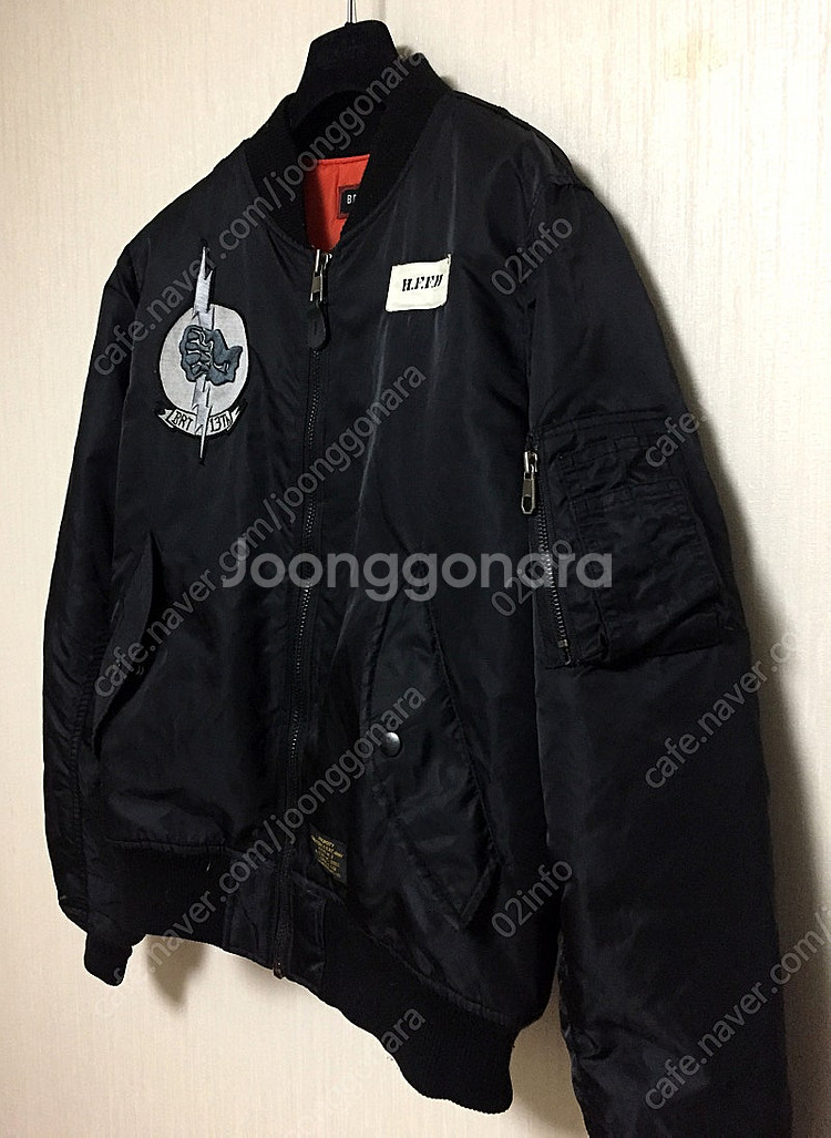 [BRATSON] 브랫슨 점퍼(항공점퍼) SWAMP MA-1 JACKET BLACK [M]--5