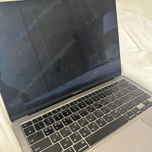 [급처] 맥북에어 M1, 256GB 16GB 램, 13인치, 스페이스 그레이