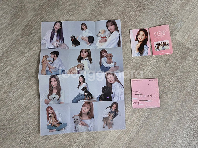 [아이즈원굿즈] 아이즈원 지마켓 포스트 카드북+포스터--0