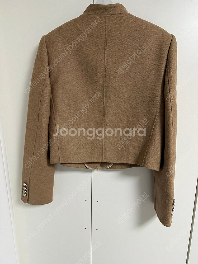 타임 카멜 트위드 자켓 한섬--1
