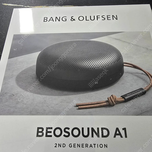 뱅앤올룹슨(Bang & Olufsen) 베오사운드(Beosound) A1 2세대 블랙 미개봉 새상품 팝니다