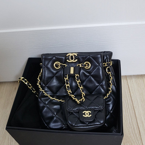 샤넬 백참 버킷 스몰 백팩