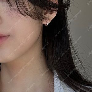 (새상품) 실버 원터치 링귀걸이