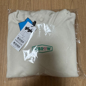 glgk 하이브로우 반다나 후드 티셔츠 크림120 이미지