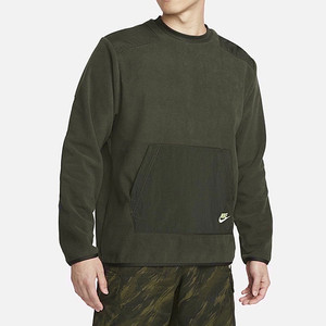 [XL 2XL] 나이키 에센셜 후리스 맨투맨 카키