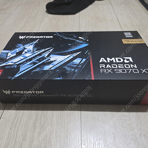 라데온 RX 9070XT 프레데터 삼성램 풀박스