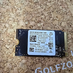 WD 2240 SN740 NVMe 256GB 판매