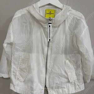 꼬망스 바람막이 100(흰색,초록)