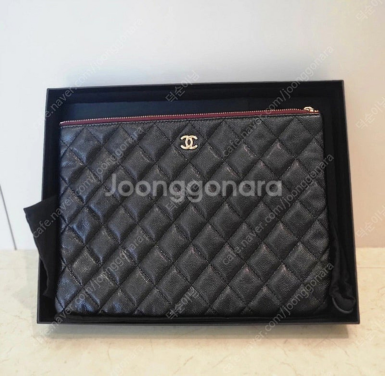 샤넬 뉴미듐 클러치--3