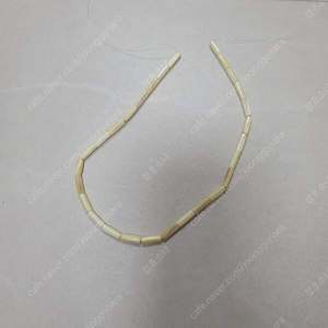 노랑 길죽이 자개원석 1줄