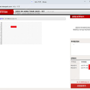 임영웅 대구콘서트 막콘 16구 2연석 양도