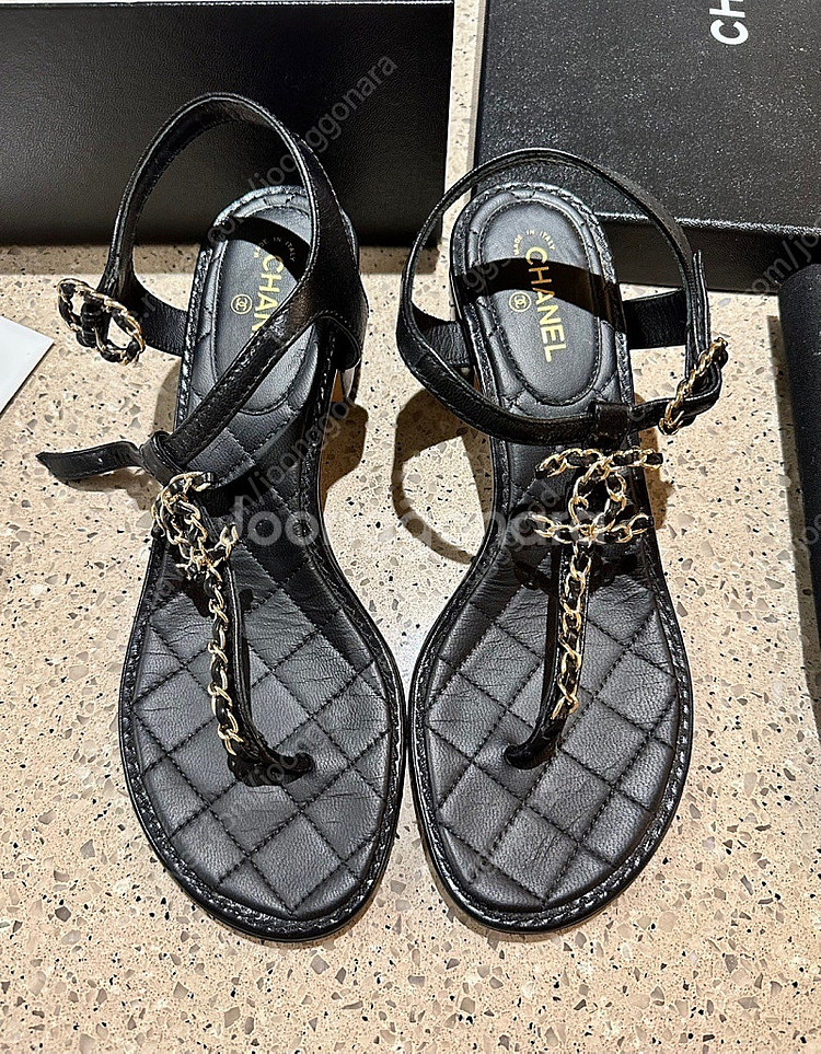 [37]샤넬 샌들--1