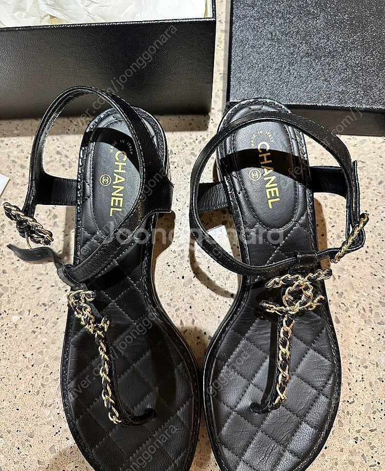 [37]샤넬 샌들--4