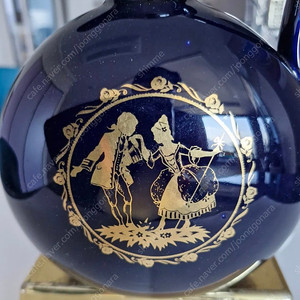 행남사 주병 술잔 6개 코발트블루 희귀 1978년 수집품