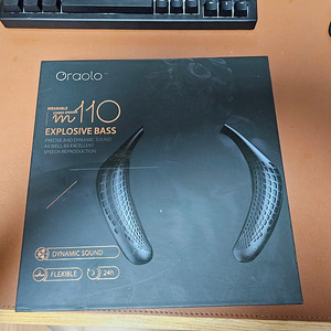 Oraolo 넥밴드 블루투스 스피커 3D 입체 사운드 판매.