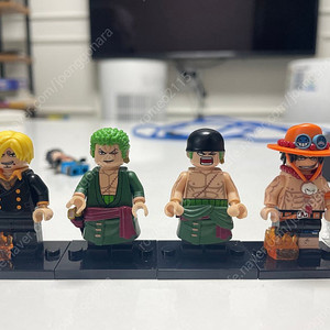 레고 커스텀 피규어 크파 조로/상디/에이스