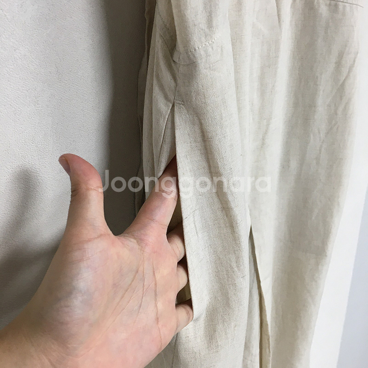 메종마레 린넨 플레어 점프수트 34 / 랑방 마인 오브제 타임 럭키슈에뜨 산드로 마쥬 오르 시에 시스템--3