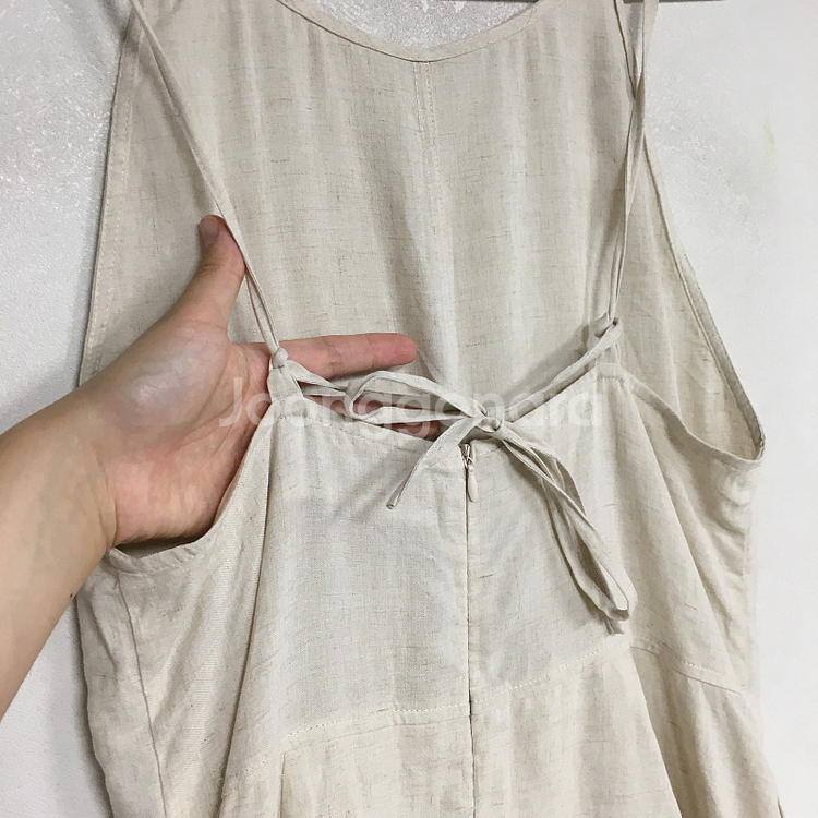 메종마레 린넨 플레어 점프수트 34 / 랑방 마인 오브제 타임 럭키슈에뜨 산드로 마쥬 오르 시에 시스템--5