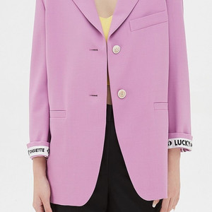 22 럭키슈에뜨 레터링 백오픈 자켓 36 / 랑방 마인 오브제 타임 럭키슈에뜨 산드로 마쥬 오르 시에 시스템