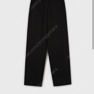 lfm 엘에프엠 lexx finger marche - wide leg cotton pants 와이드레그 코튼팬츠 black S 스몰