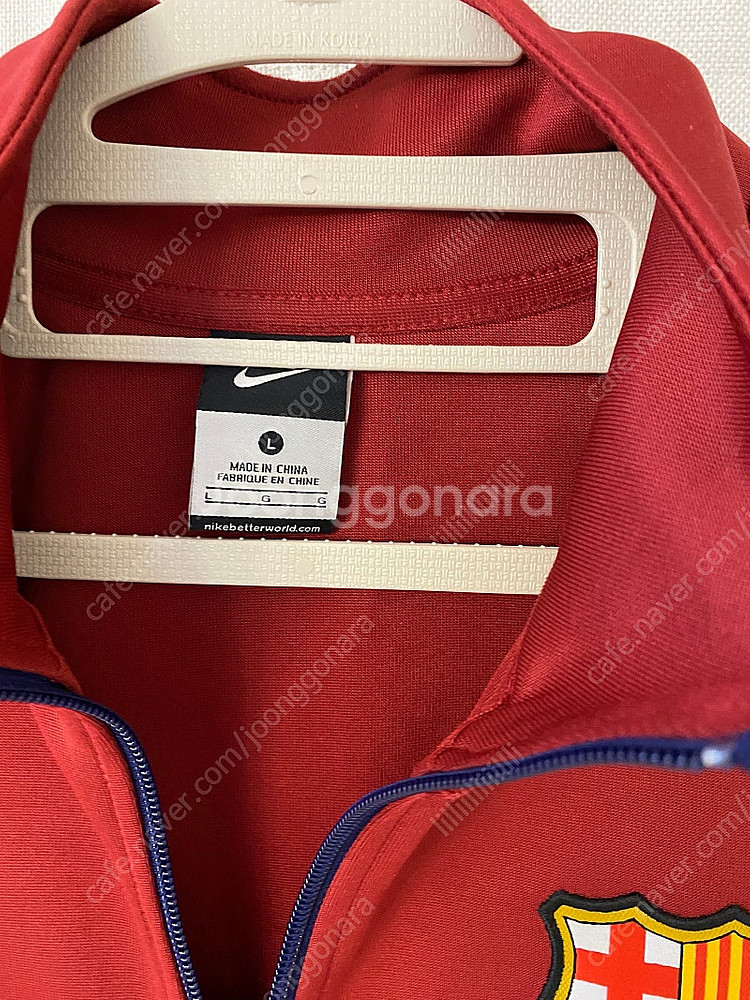 L)나이키 바르셀로나 트랙탑 져지 집업--2
