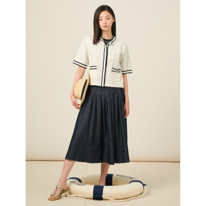 25 빈폴 레이디스 신상 배색 반팔 가디건 95 / 랑방 마인 오브제 타임 럭키슈에뜨 산드로 마쥬 오르 시에 시스템