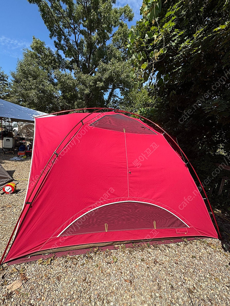 텐트, 타프, 매트 일괄 판매(안나한 330 버건디, 세컨드스텝 하비타프, 제백 에어매트 260, 팩가방) 이미지