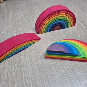 그림스 빅 레인보우 포함 3종 + 나무블럭