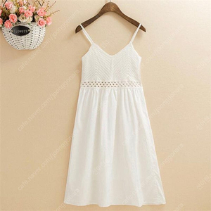 새제품) 흰색 바캉스 여름 원피스