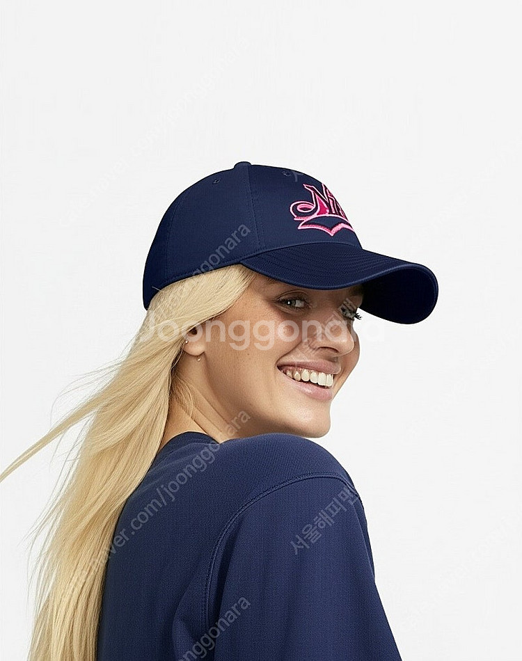 NIKE 나이키 빈티지 초레어 헤리티지86 네이비/핑크...--1