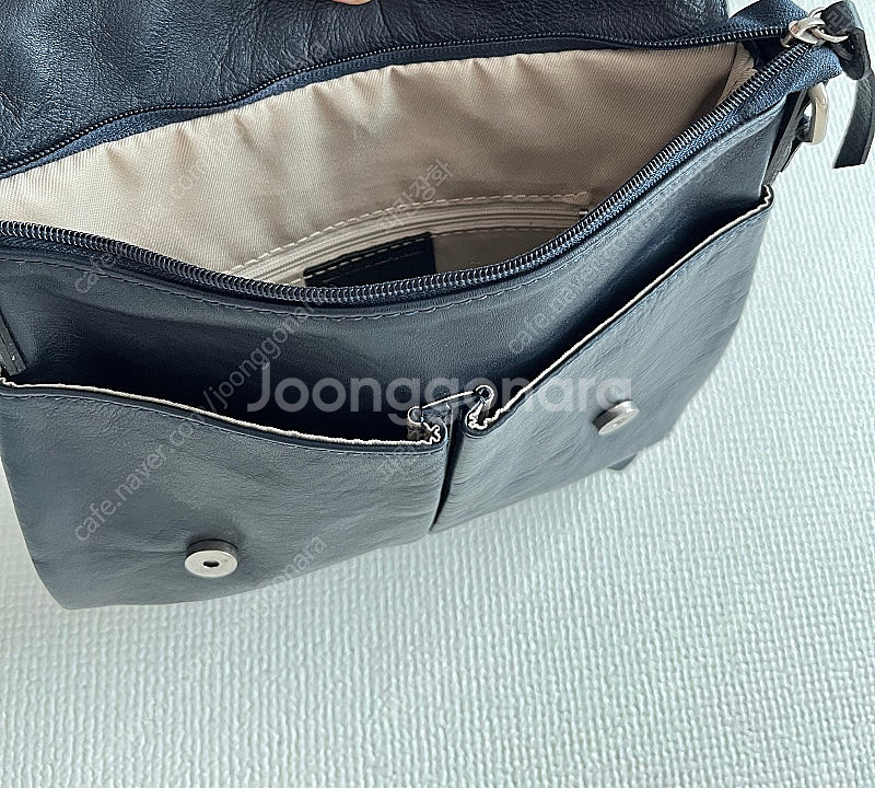 이탈리아 공방 양가죽 크로스백--4