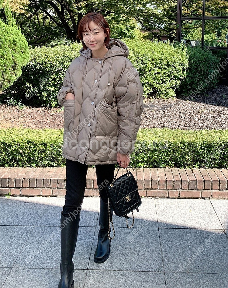 미미씨엘 레이디 퀼팅 숏 패딩 에토프 판매해요--0