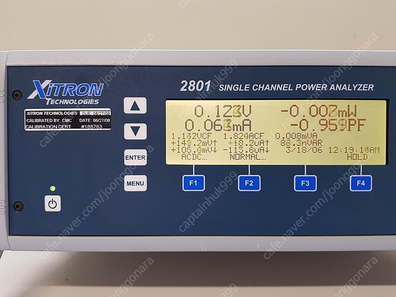 Xitron 2801 전력분석기 Single Channel Power Analyzer 이미지
