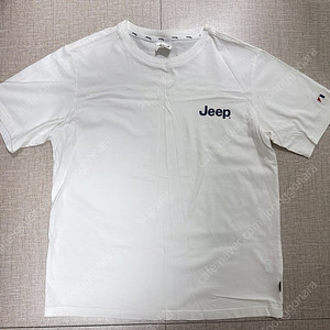 Jeep 스몰 로고 반팔 티셔츠 화이트 L