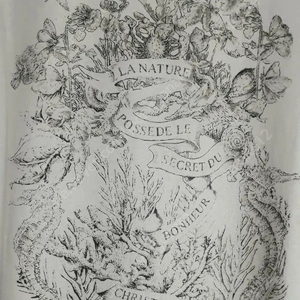 새제품 핑크 루이 방도 화이트 면 반팔 티셔츠