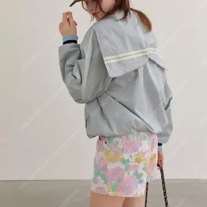 모데스트무드 마린블로우 윈드브레이커 아노락 블루그레이