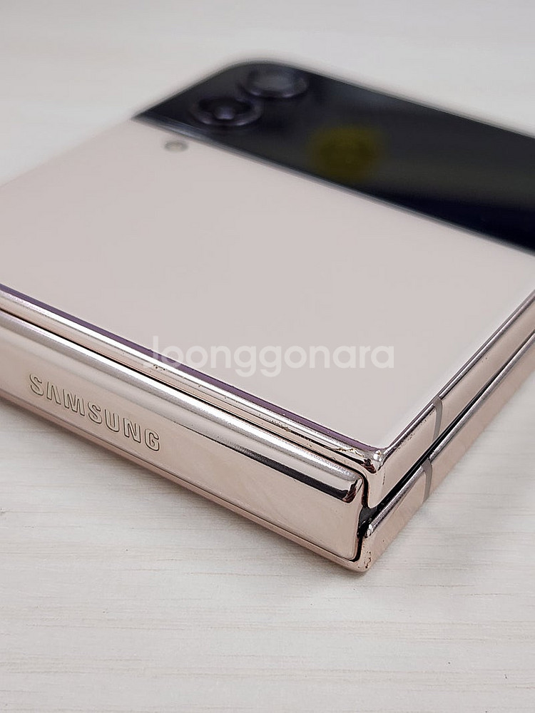 갤럭시Z플립4 핑크 256용량 미파손 가성비 꿀매물 외관 깨끗한 12만 판매해요--9