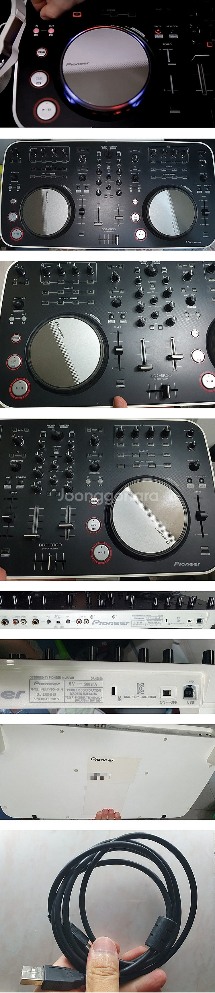 Pioneer DDJ ERGO 디제이 컨트롤러 파이오니어 DJ--0