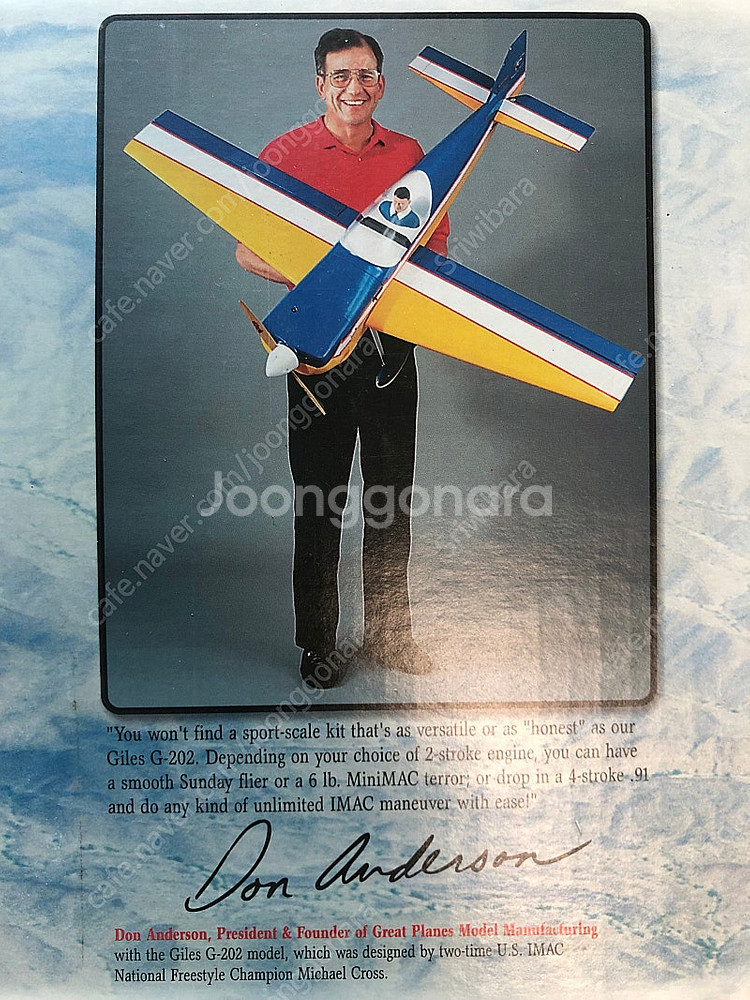 그레이트플레인 자일즈 G-202 비행기 판매합니다.--6