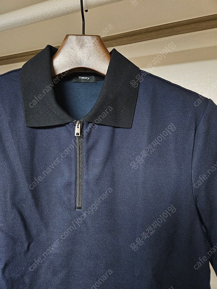 새제품) 띠어리 하프집업 티셔츠 L 2장 일괄판매--1