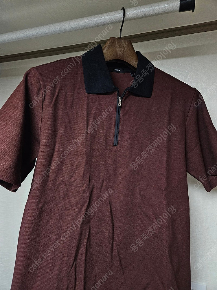 새제품) 띠어리 하프집업 티셔츠 L 2장 일괄판매--2