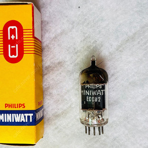 Philips Miniwatt 필립스 ECC82(12AU7) Long/D-Foil/45도 NOS 1개 판매