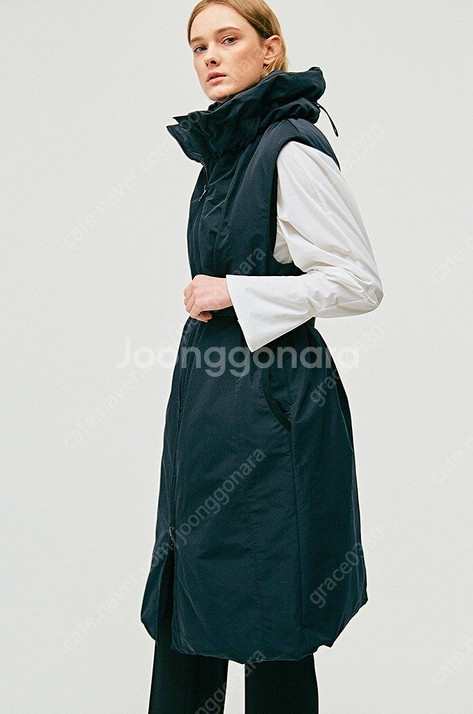 (새상품)타임 벨트 구스다운 베스트--2