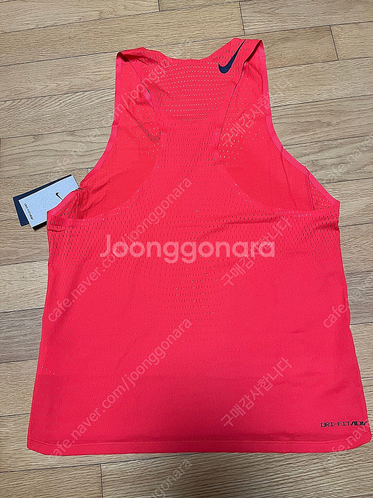 나이키 adv 에어로스위프트 싱글렛 라이트 크림슨--1