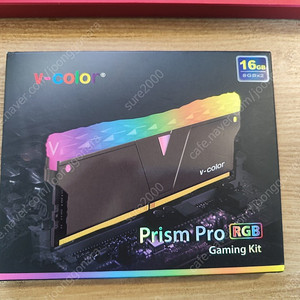v-color rgb ddr4 3600 16GB ( 8GB x 2 ) 팝니다.