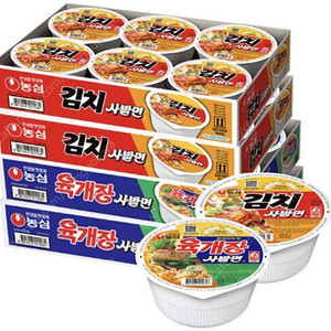 사발면 (육개장+김치 / 24개) 17000원