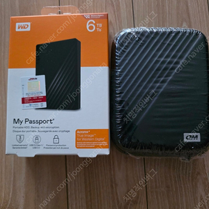 WD My Passport 6TB 외장하드 미개봉판매합니다