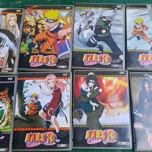 나루토 DVD 팝니다 8장 만화영화 고전 추억 영화 희귀 굿즈 문방구
