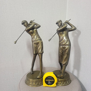 황동 골프상 (설선오작 높이 32cm)팝니다(택포8만원)